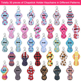 Caffox lip balm holder fits most standard lip balms and lipsticks.