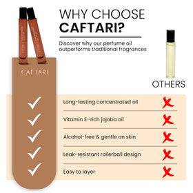 Caftari Non-toxic formula is alcohol-free and vegan