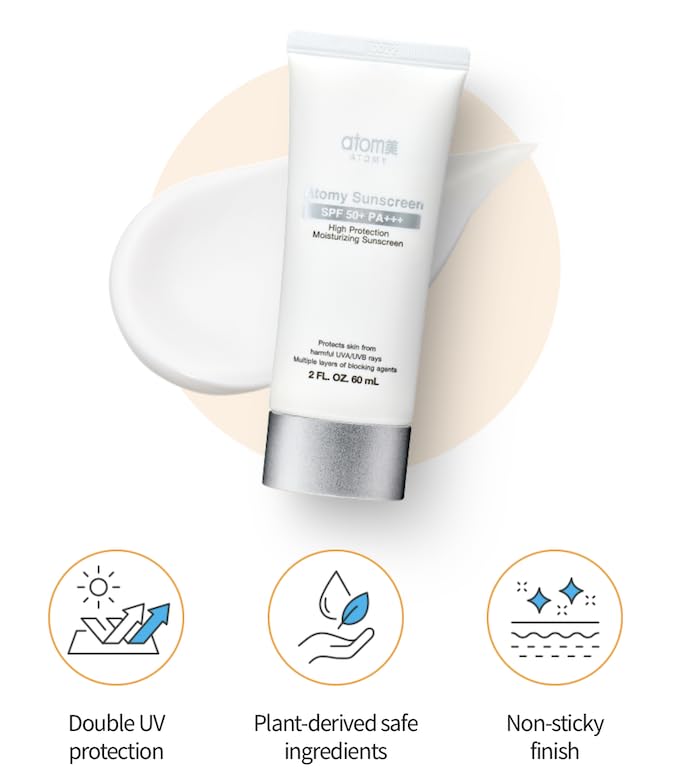 CainCosmetic Sunscreen Beige being spread on the face for even tint and protection