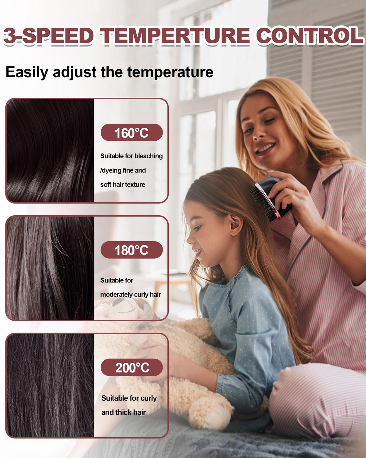 CAJECT Mini Hair Straightener anti-scald shell for safer handling
