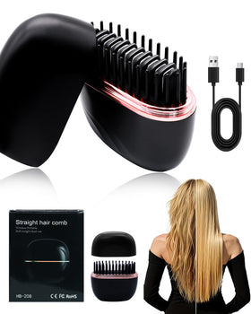 CAJECT Mini Hair Straightener pocket-size for quick touch-ups on the go