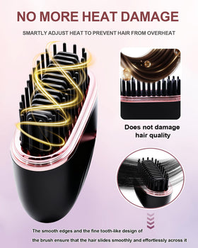 CAJECT Mini Hair Straightener travel-case compatible for compact packing