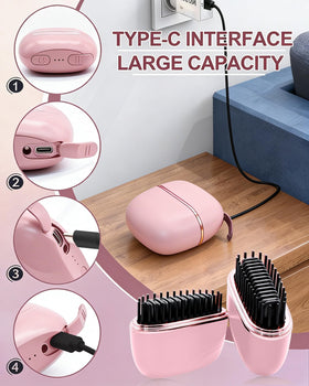 CAJECT compact design fits bags for quick bangs touch-ups.