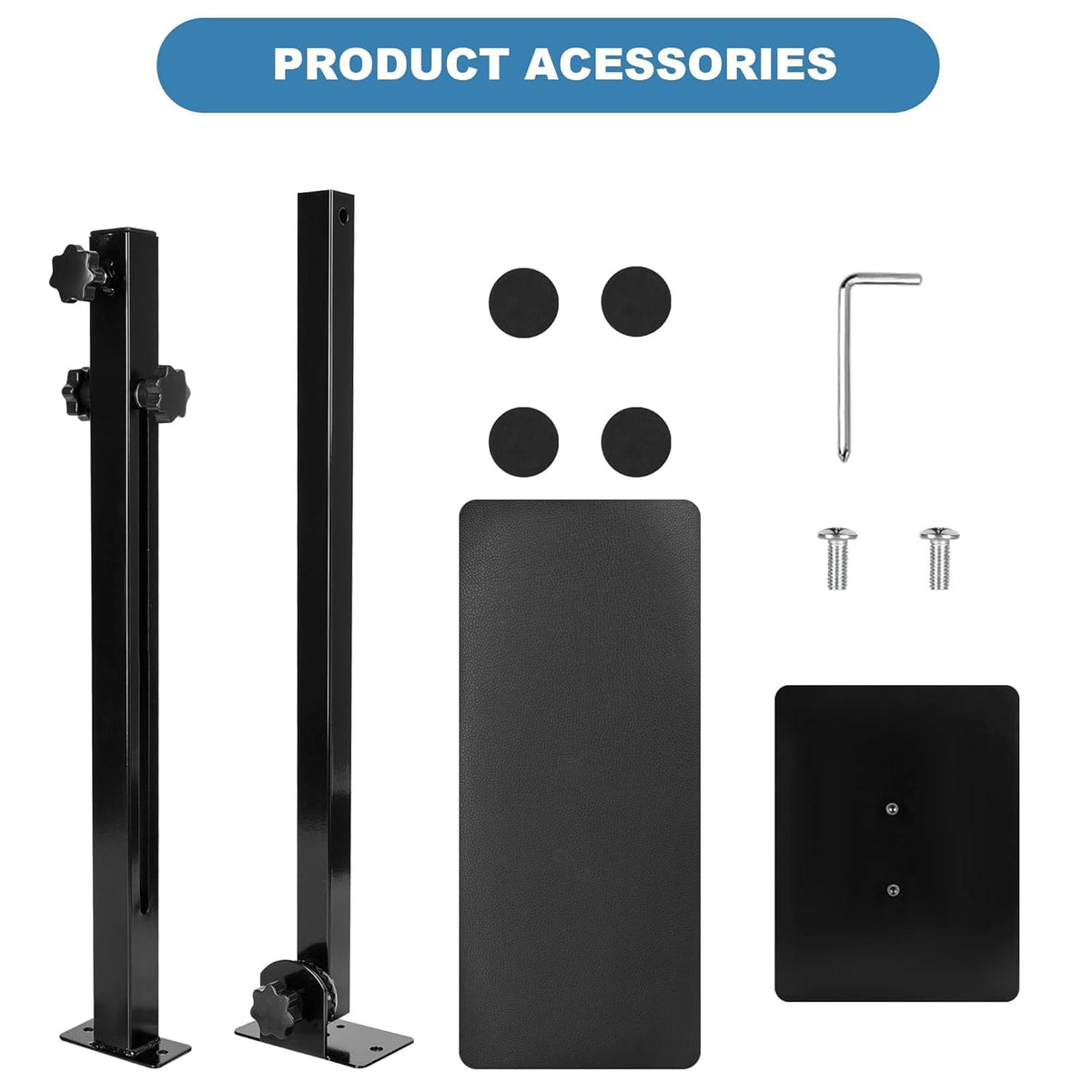 Sturdy stainless steel frame supports durability during busy sessions.