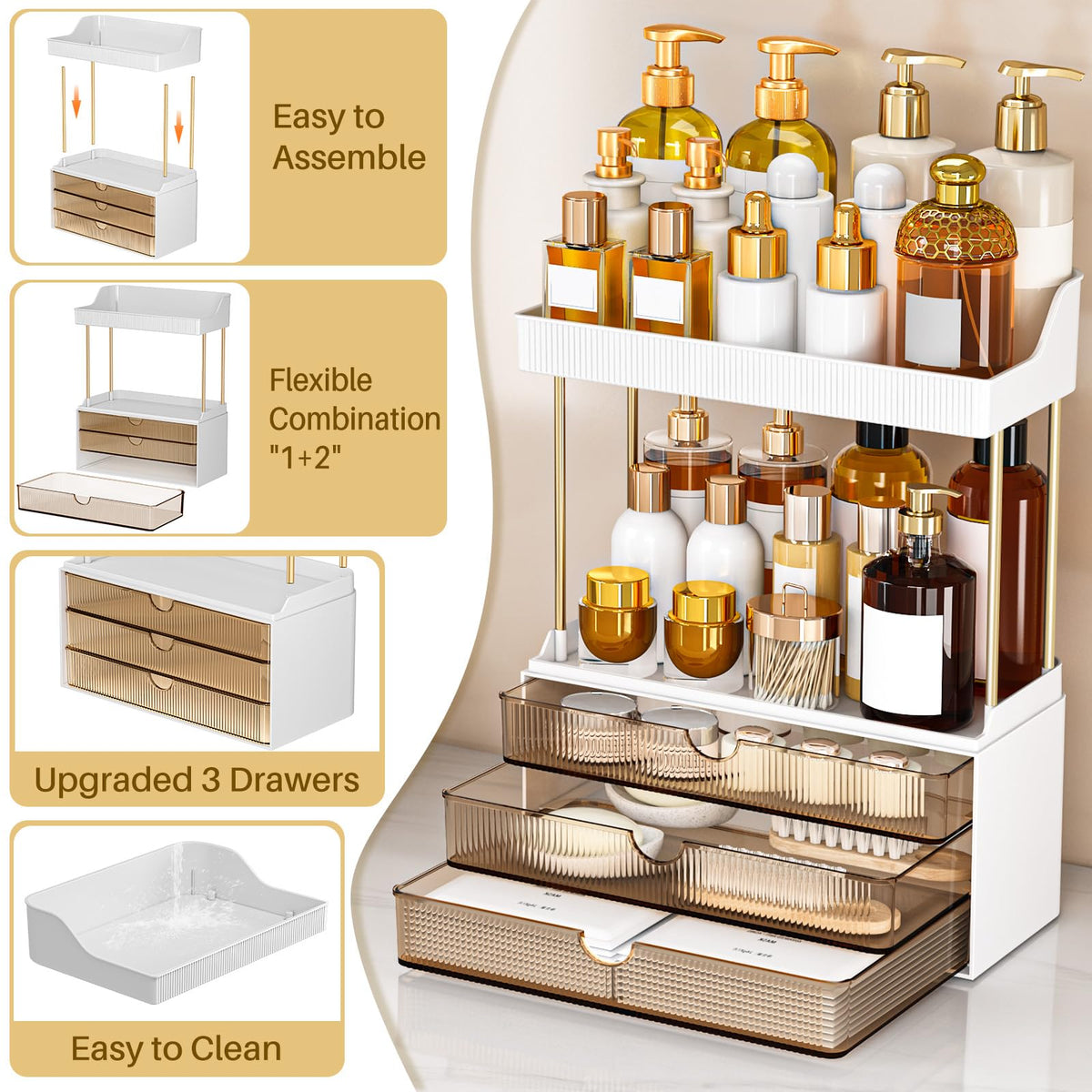 caktraie open-shelves display perfumes for quick access