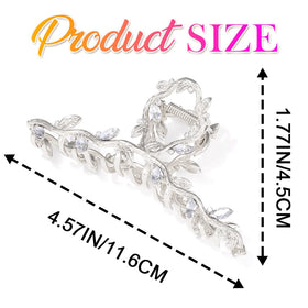 CAKURE thick hair friendly claw clip for smooth styling