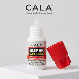 CALA Super Nail Glue natural-nail repair close-up showing bond for repairs.