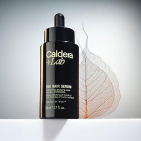 Caldera + Lab label highlights color-safe and sulfate-free formula.