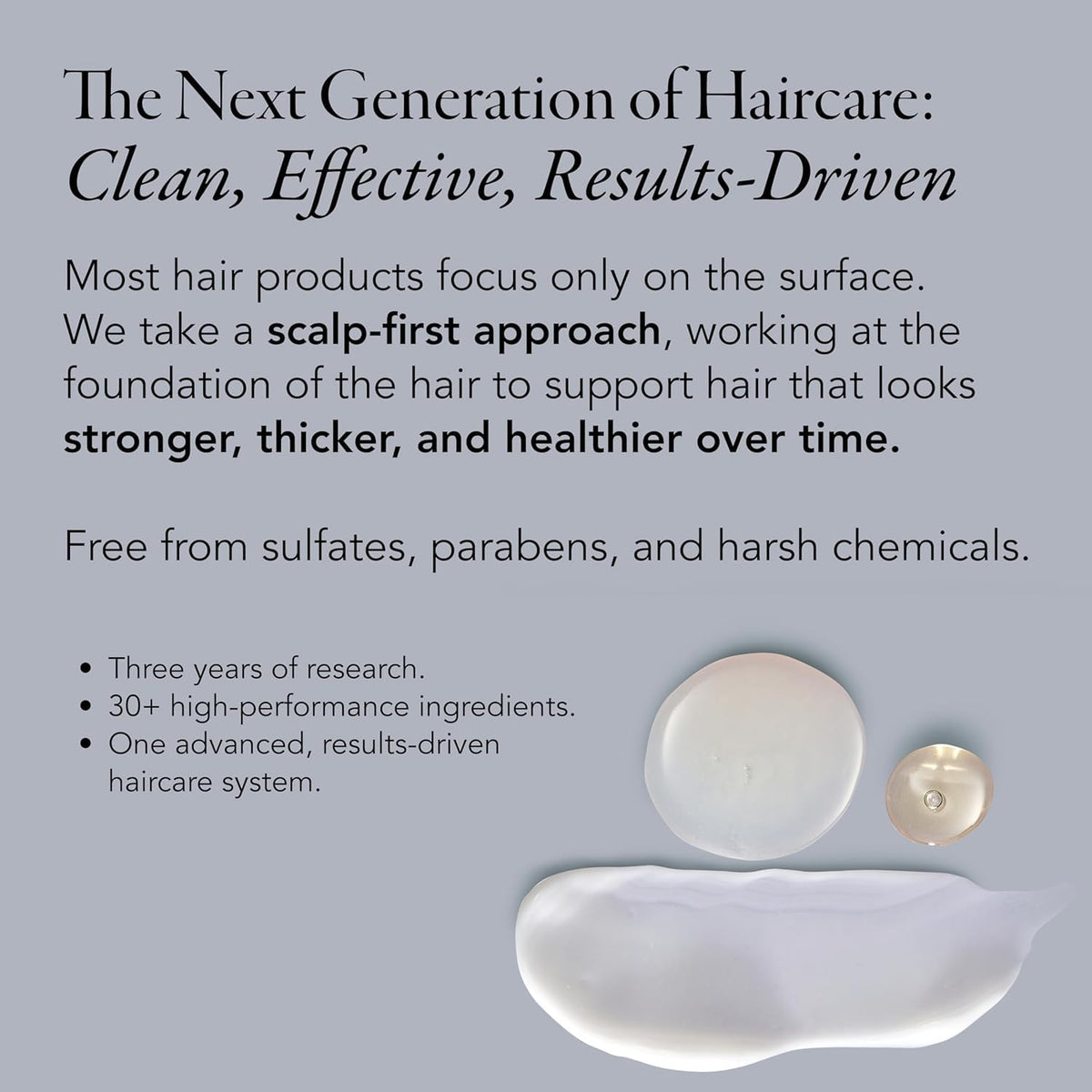 Caldera + Lab conditioner bottle pour supports balanced hydration for healthier-looking hair.
