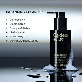 Caldera + Lab routine steps visual invites AM and PM application.