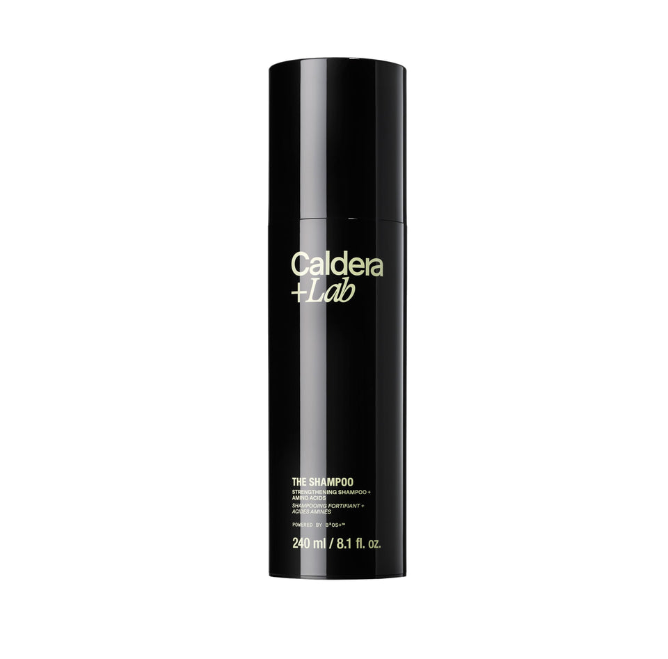 Caldera + Lab The Shampoo scalp cleanse in action for refreshed, balanced hair