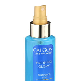 Calgon Morning Glory label closeup highlighting delicate bloom notes