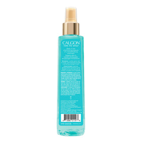 Calgon Turquoise Seas mist spray showcases a long-lasting fragrance for daily wear.