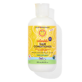 California Baby Calendula Hair Conditioner bottle front showing gentle plant-based care for kids.