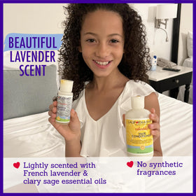 California Baby Calendula Hair Conditioner lavender scent featured for calm bath time.