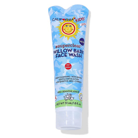California Baby California Kids Face Wash bottle-front view for gentle exfoliation and clean pores