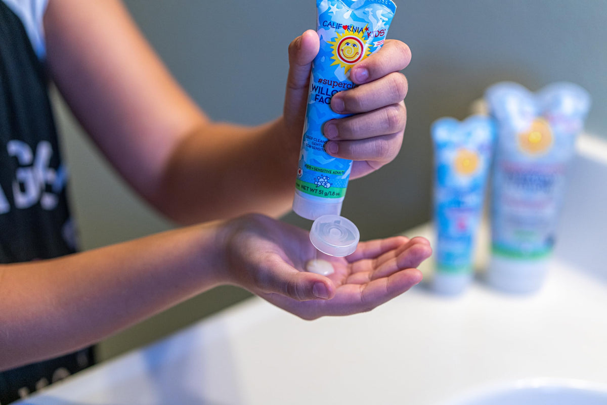 California Baby California Kids Face Wash vegan formula free of synthetic fragrances