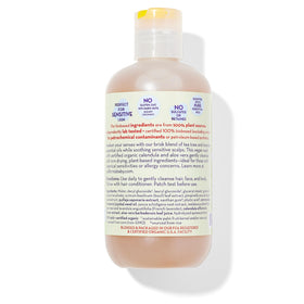 California Baby Tea Tree & Lavender bottle pour showing easy bath-time lather