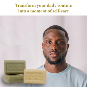 Calithea bar routine for sensitive skin in daily use