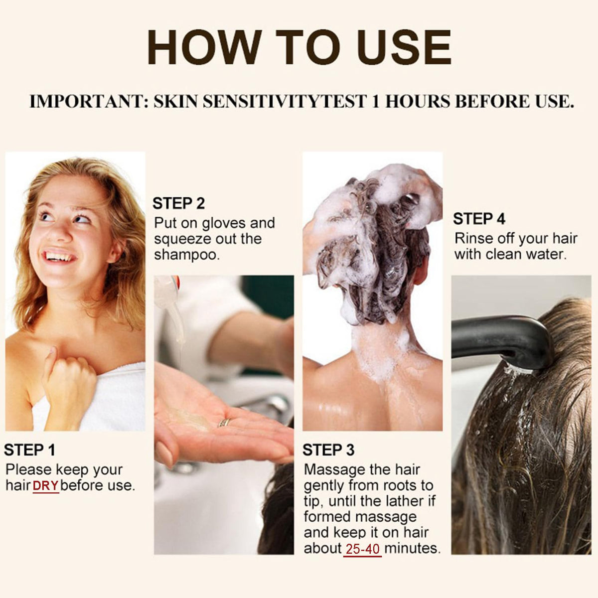 Callmynm hair dye shampoo revives dull strands with shine.