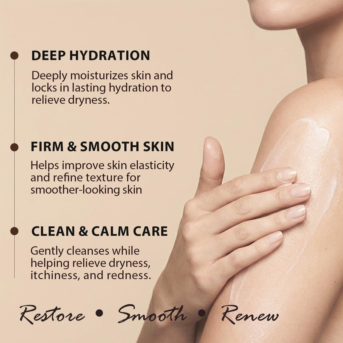 Callmynm Dual-Action Renewal Cream bottle highlights plant-based formula