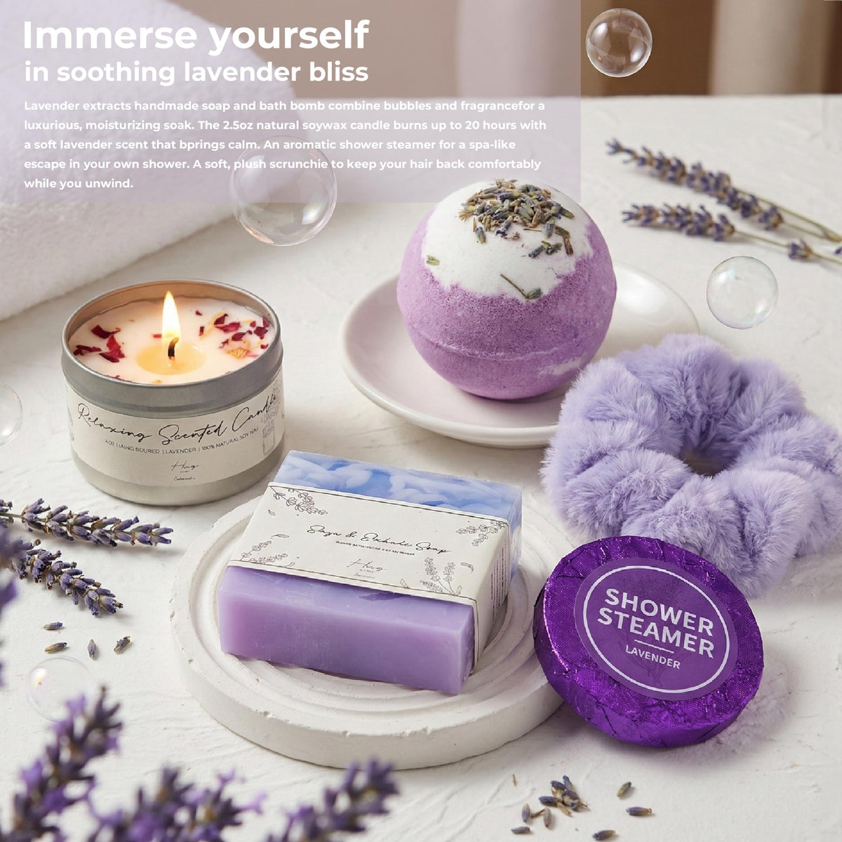 CALMCREST Handmade Soap—gentle cleansing with soothing lavender notes.