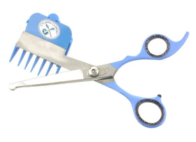 Calming Clipper nine combs with length options for precise trims.
