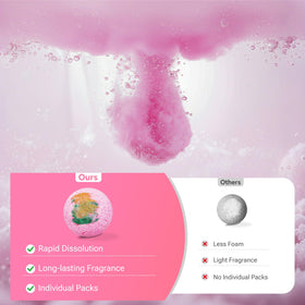 CalmNfiz Gardenia-Scent Bath Bomb for mood lift and nourishment.