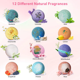 CalmNfiz Mint-Scent Bath Bomb for refreshing soak and smoother skin.