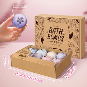 CalmNfiz Ocean-Scent Bath Bomb for a refreshing, spa-like soak.