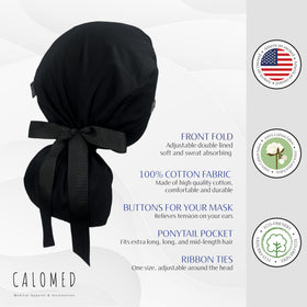 CALOMED cotton fabric close-up highlighting breathable material and texture
