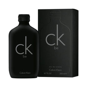 Calvin Klein CK Be bottle side view showcasing portable size