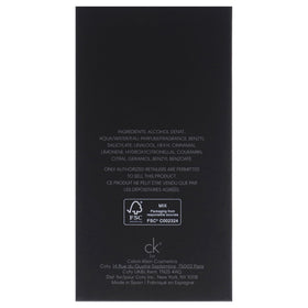 Calvin Klein CK Be logo on packaging, premium branding for easy recognition.