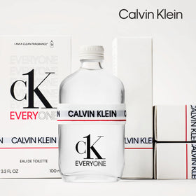 Calvin Klein CK Everyone top notes image highlights orange oil and ginger brightness.