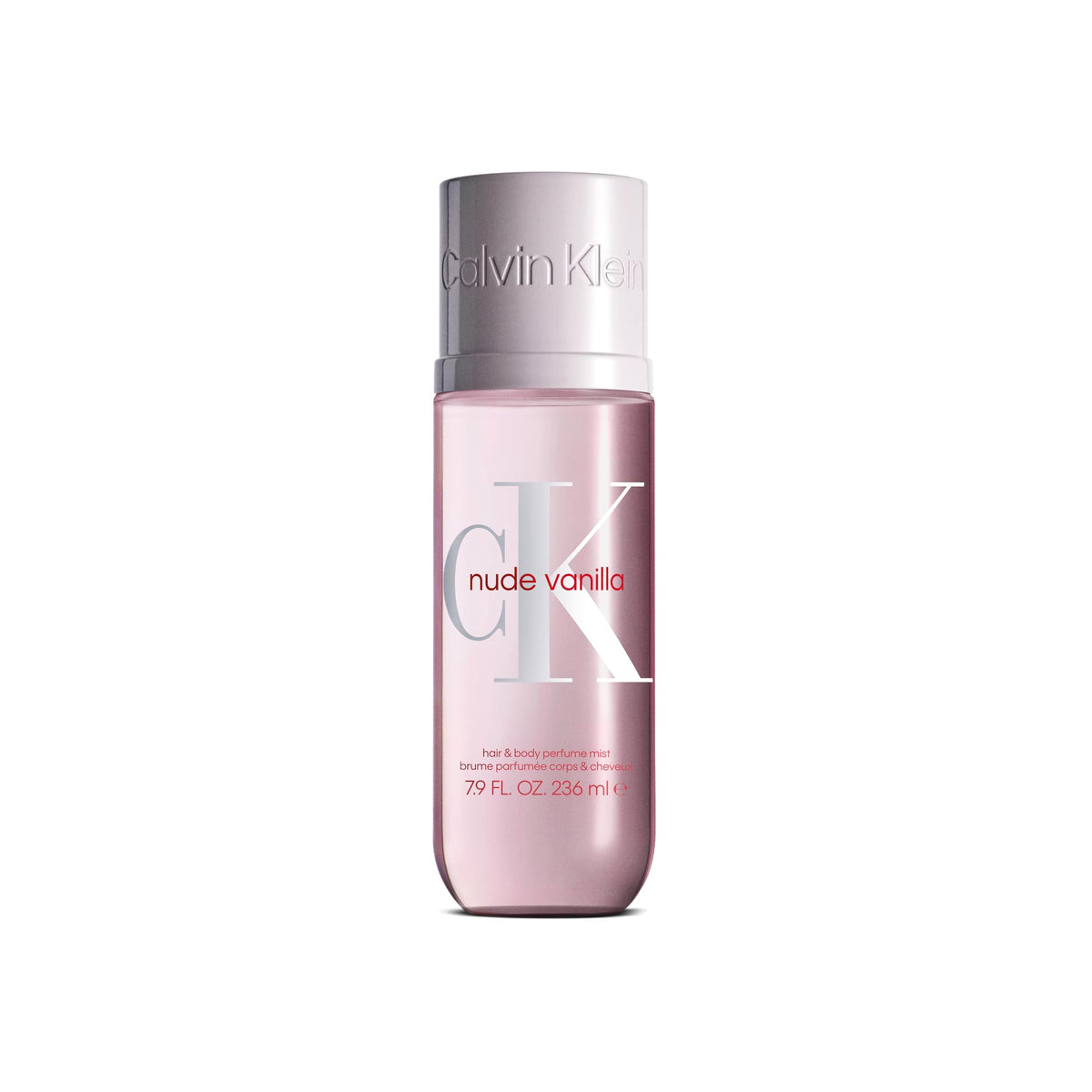 Calvin Klein CK Nude Vanilla bottle front view highlighting warm vanilla and musk for daily wear