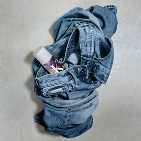 Calvin Klein CK Nude Vanilla lifestyle shot suggesting daily ritual