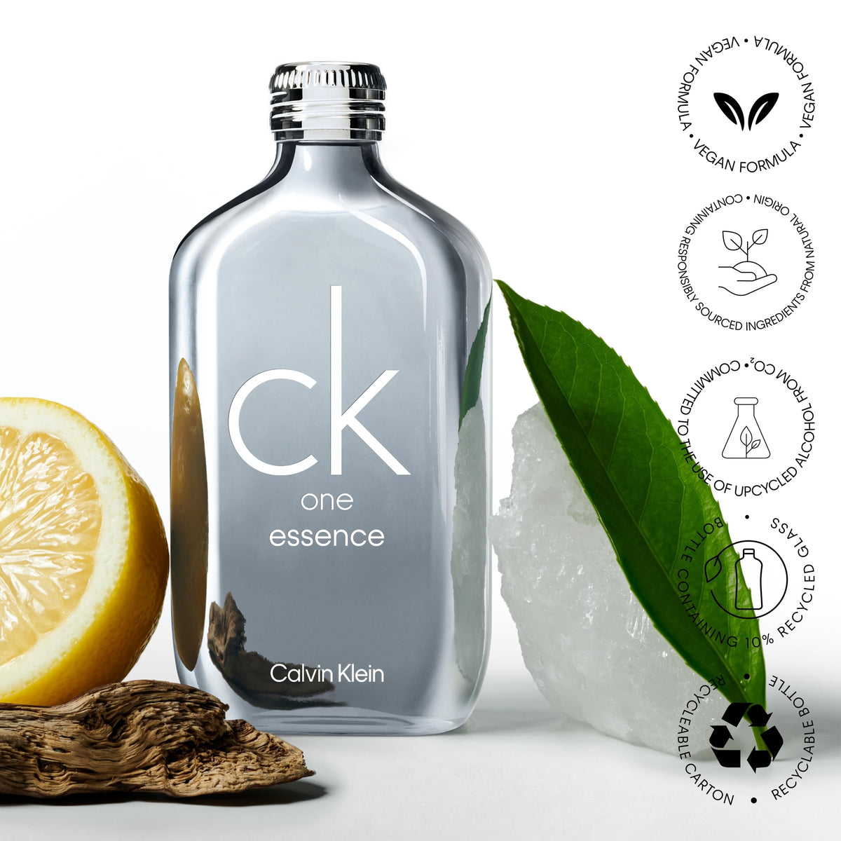 CK One Essence opening notes: bergamot and blood orange for daytime vibrance