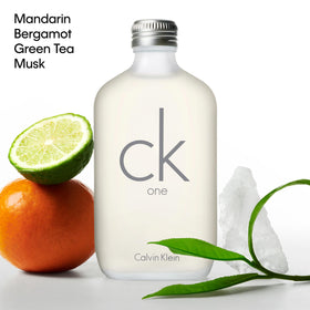 Calvin Klein CK One packaging reflects minimalist, universal design.