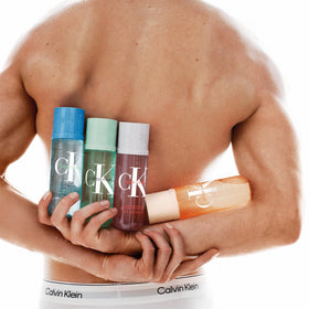 Calvin Klein CK Silky Coconut ingredient list featuring coconut milk and pineapple.