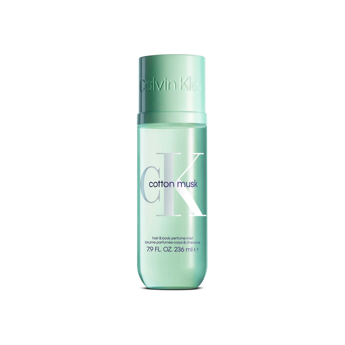 Calvin Klein Cotton Musk bottle front view for daily fresh scent