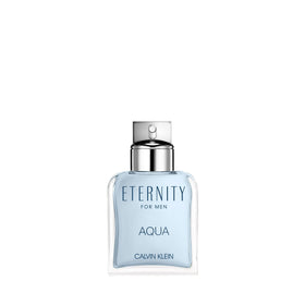 Calvin Klein Eternity Aqua For Him bottle front, ideal for daytime wear.