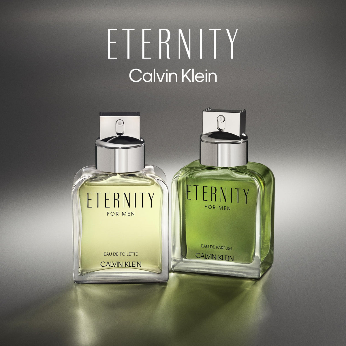 Calvin Klein Eternity for Men EDP spray action demonstrates easy daytime application