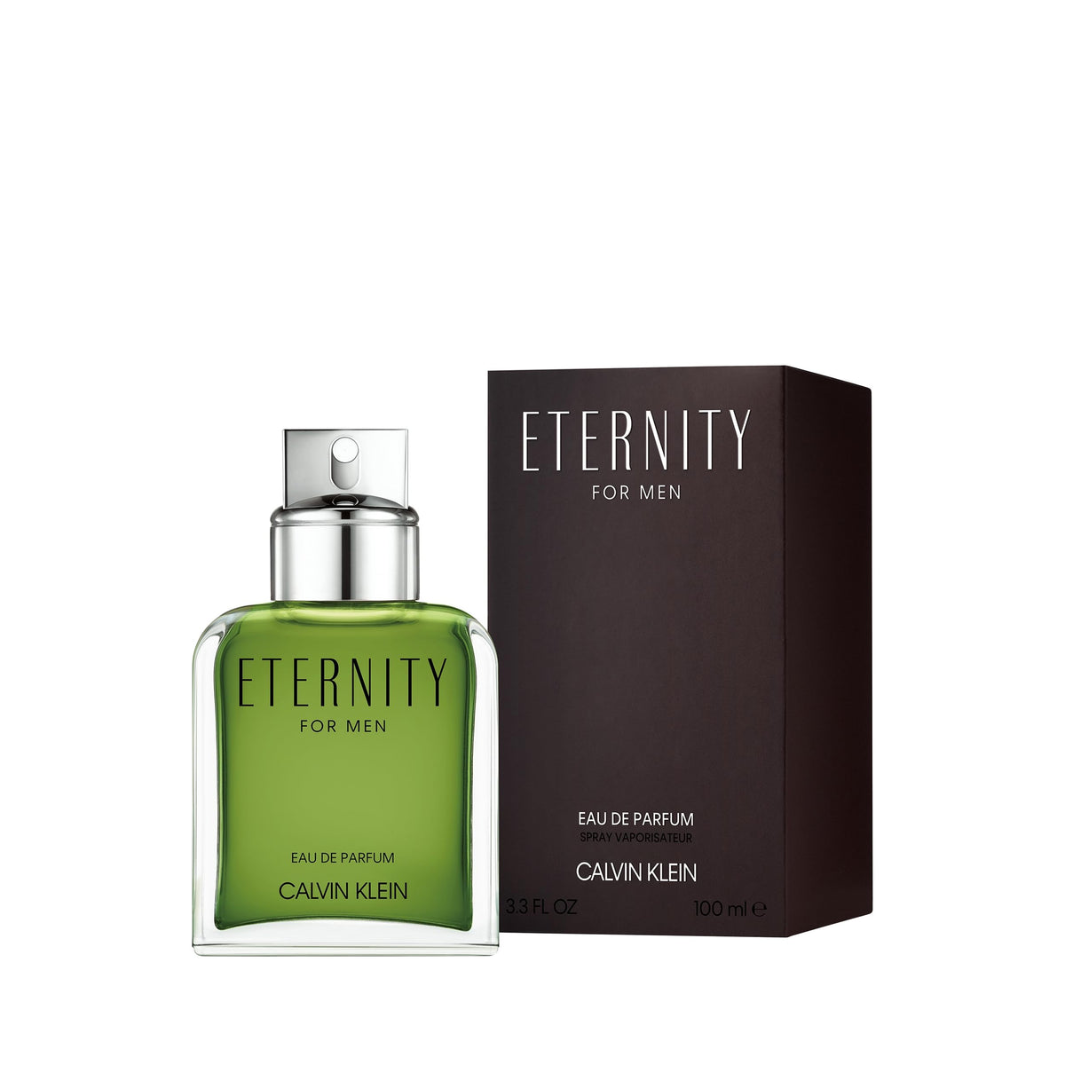 Calvin Klein Eternity for Men EDP woody base with suede and vetiver for a lasting impression