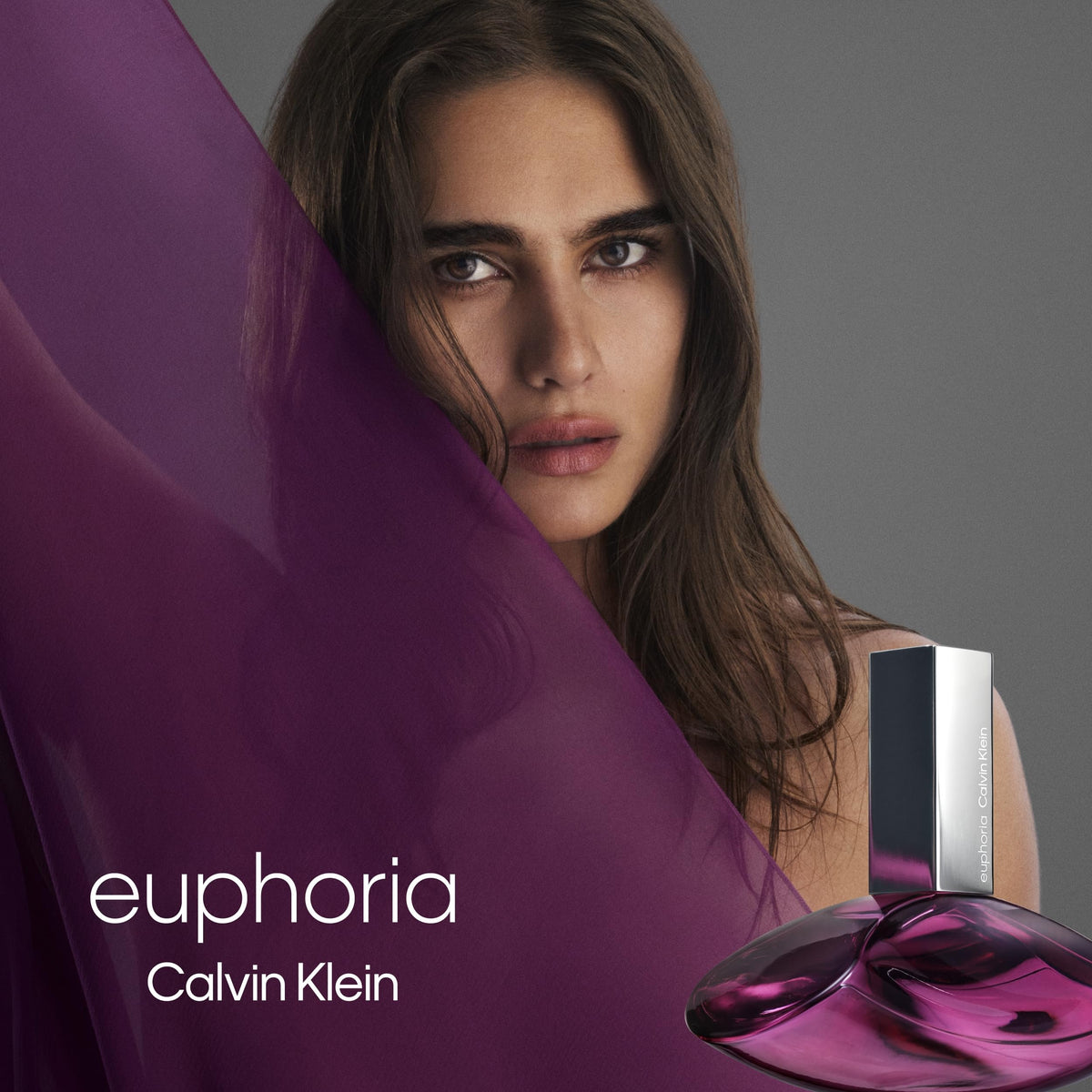 Calvin Klein Euphoria spray demonstrates long-lasting fragrance on skin.