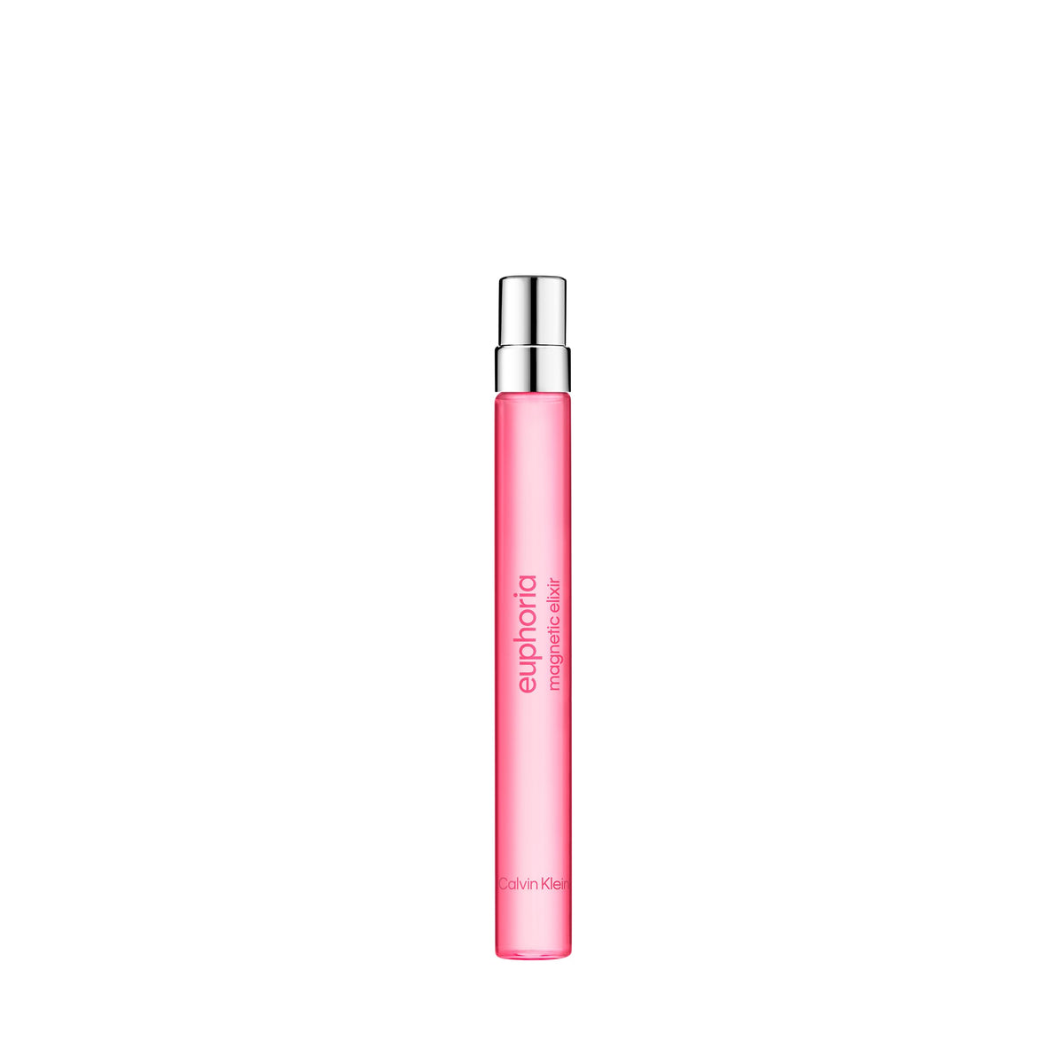 Calvin Klein Euphoria Magnetic Elixir bottle highlights a rich ambery scent for evening wear.