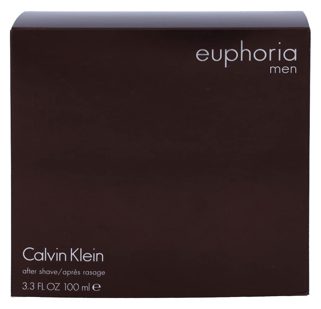 Calvin Klein Euphoria for Men aftershave packaging conveys premium quality and gift-ready appeal.