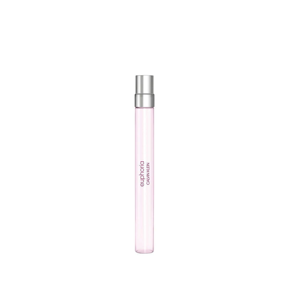 Calvin Klein Euphoria bottle reveals persimmon and pomegranate notes for evening allure.