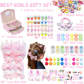CAMBIODV mini flower star hair claws for secure, pretty updos.
