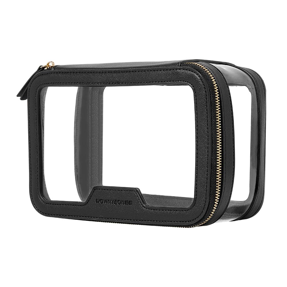 Camdeez Rownyeon clear makeup case with transparent panel for quick access on the go.