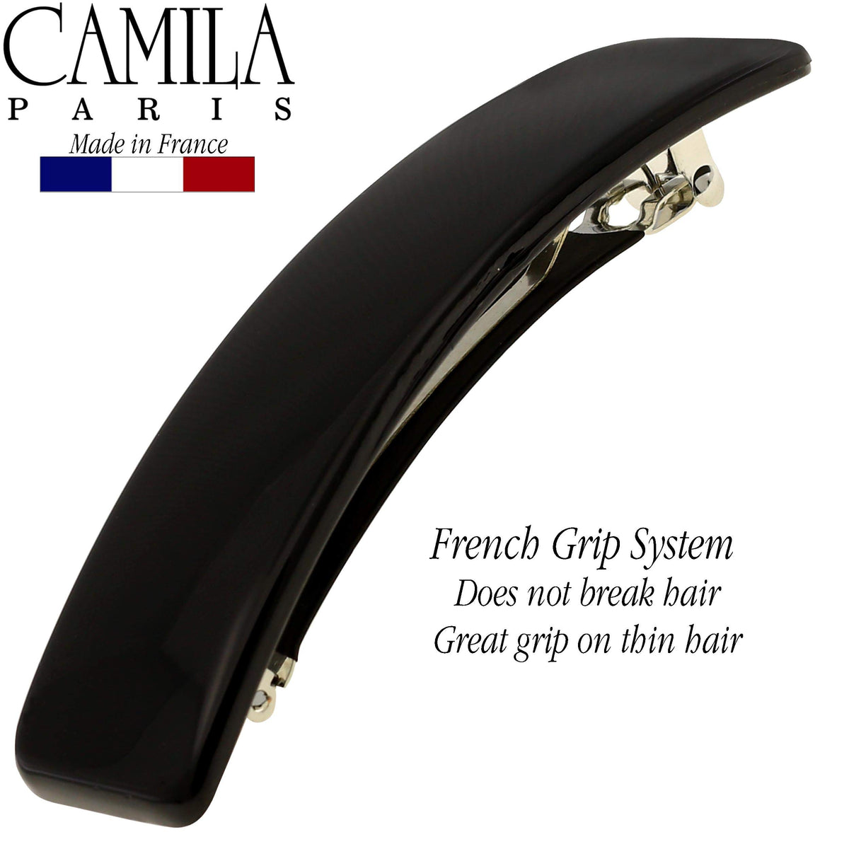 Camila CP1476 automatic clasp closeup for gentle grip